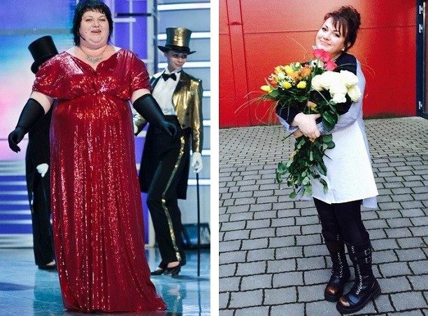 Похудевшая на 60 кило Ольга Картункова похвасталась стройной фигурой в облегающем платье