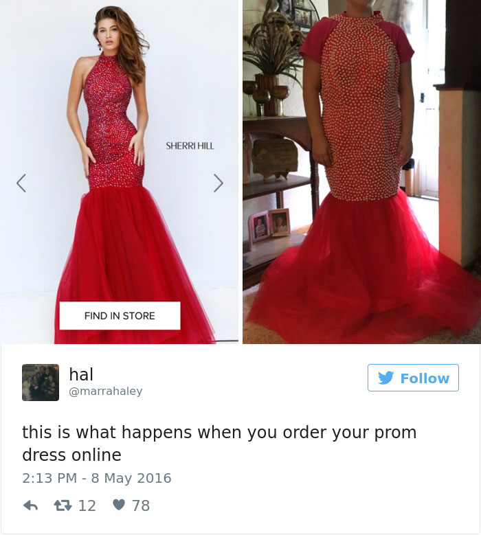 Купили платье в Интернете? Будьте готовы посмеяться