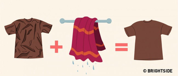 Восемь  способов погладить одежду без утюга, которые выручат вас в любой ситуации