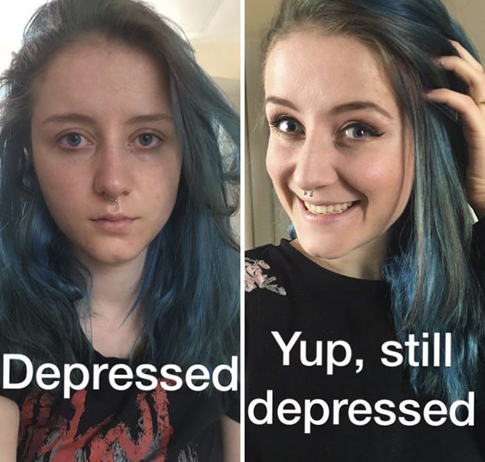 Флешмоб «Лица депрессии» в соцсетях: люди выкладывают фото близких с душевными расстройствами